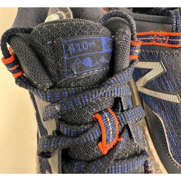 New Balance 410v6 Trail Navy Blue Orange Men Sz 10.5 D Shoes AT Tread Gorpcore - Picture 6 of 16